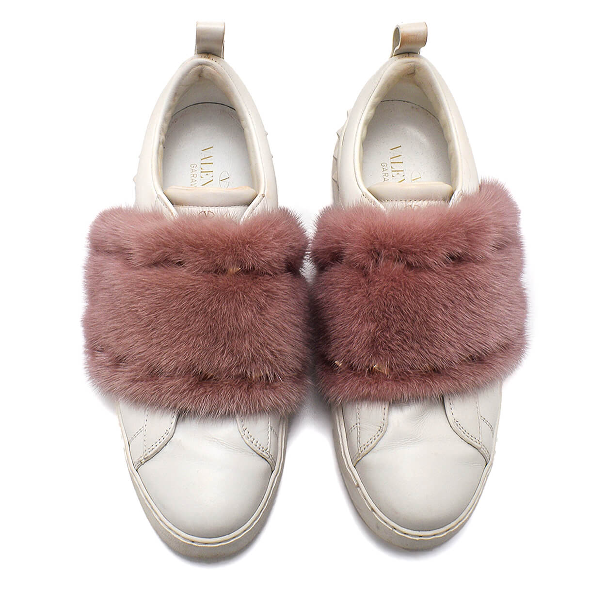 Valentino mink hot sale fur sneakers